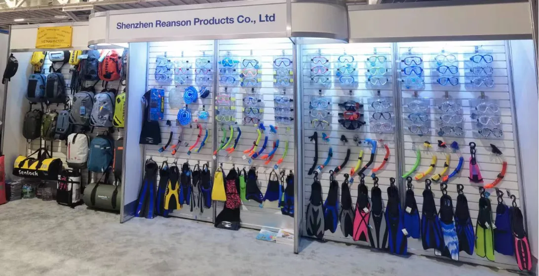 Shenzhen Reanson Products exhibition display for water sports products